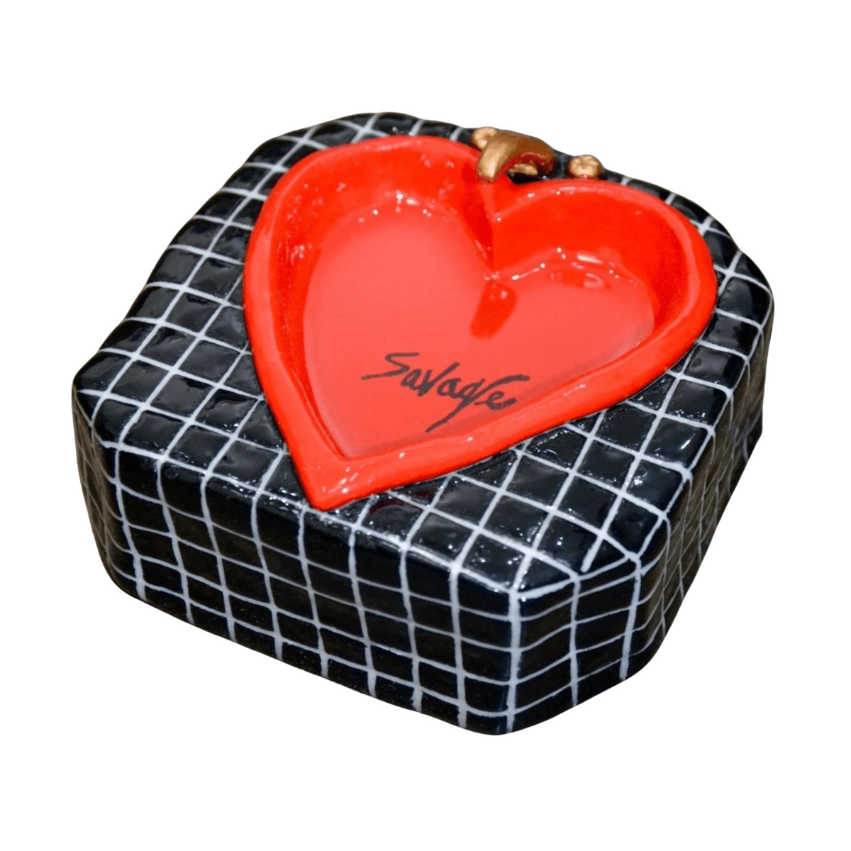 ザクロ　LOVE 円形キャンバスアートセット Love in This Tub by House of Savage | Ceramic Decor – Scout Design