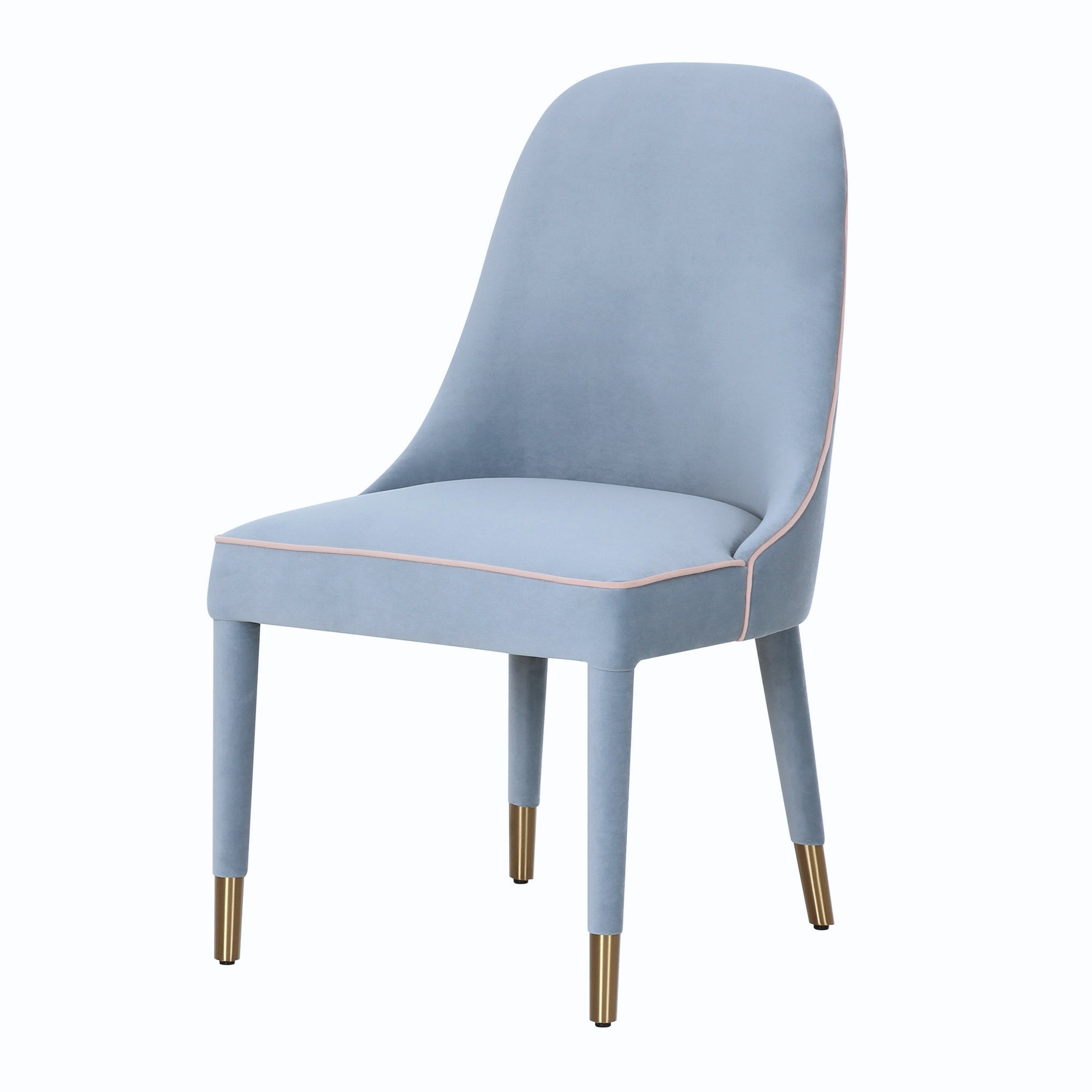 Tavish Dining Chair in Soft Blue | Unique Dining Seating – Scout