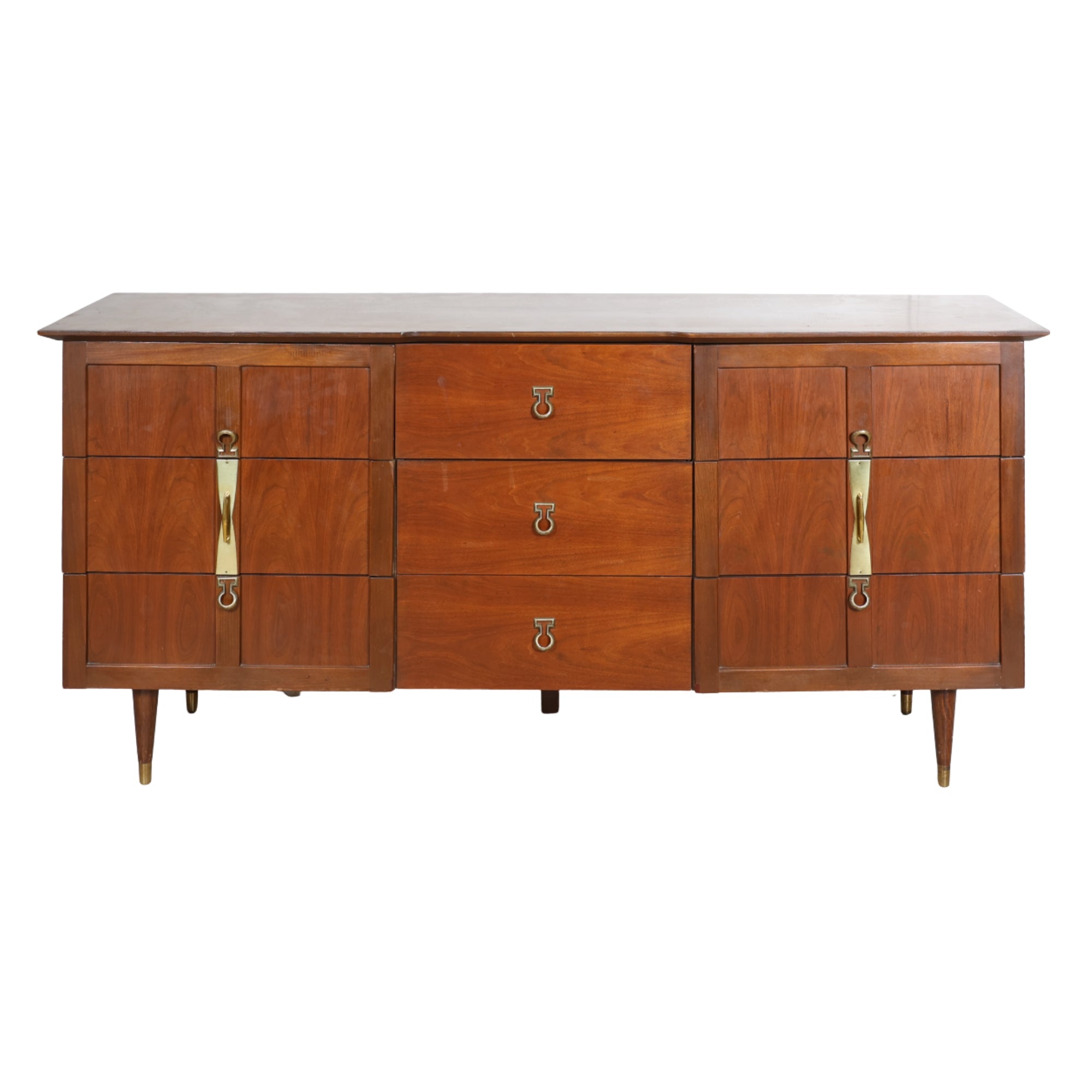 Mid-Century Modern Walnut Dresser