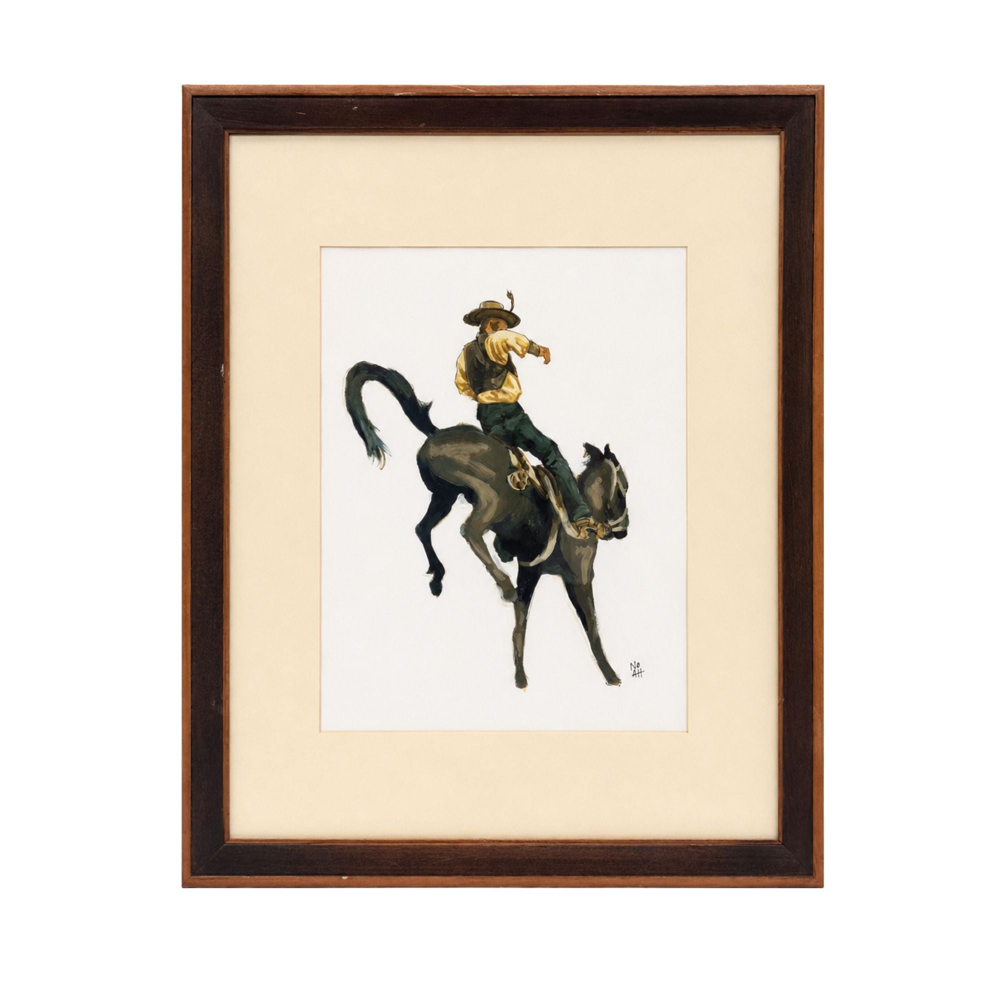 Acrylic Rodeo Cowboy #2 by Noah Martin