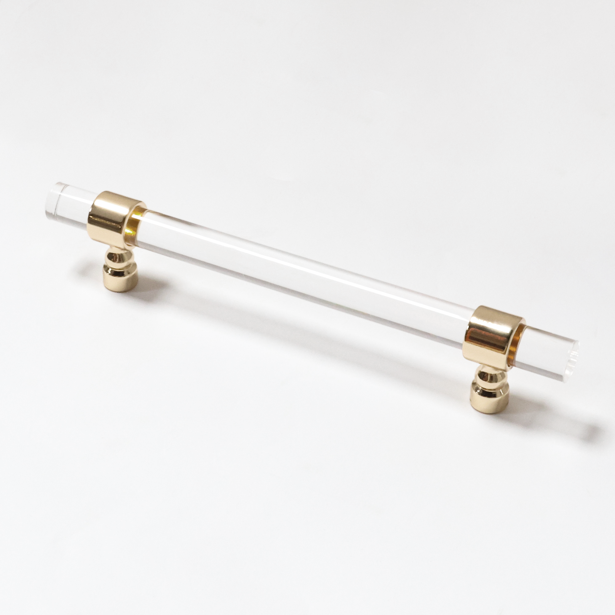 Acrylic & Brass Handle Gold Acrylic & Brass Handle Gold