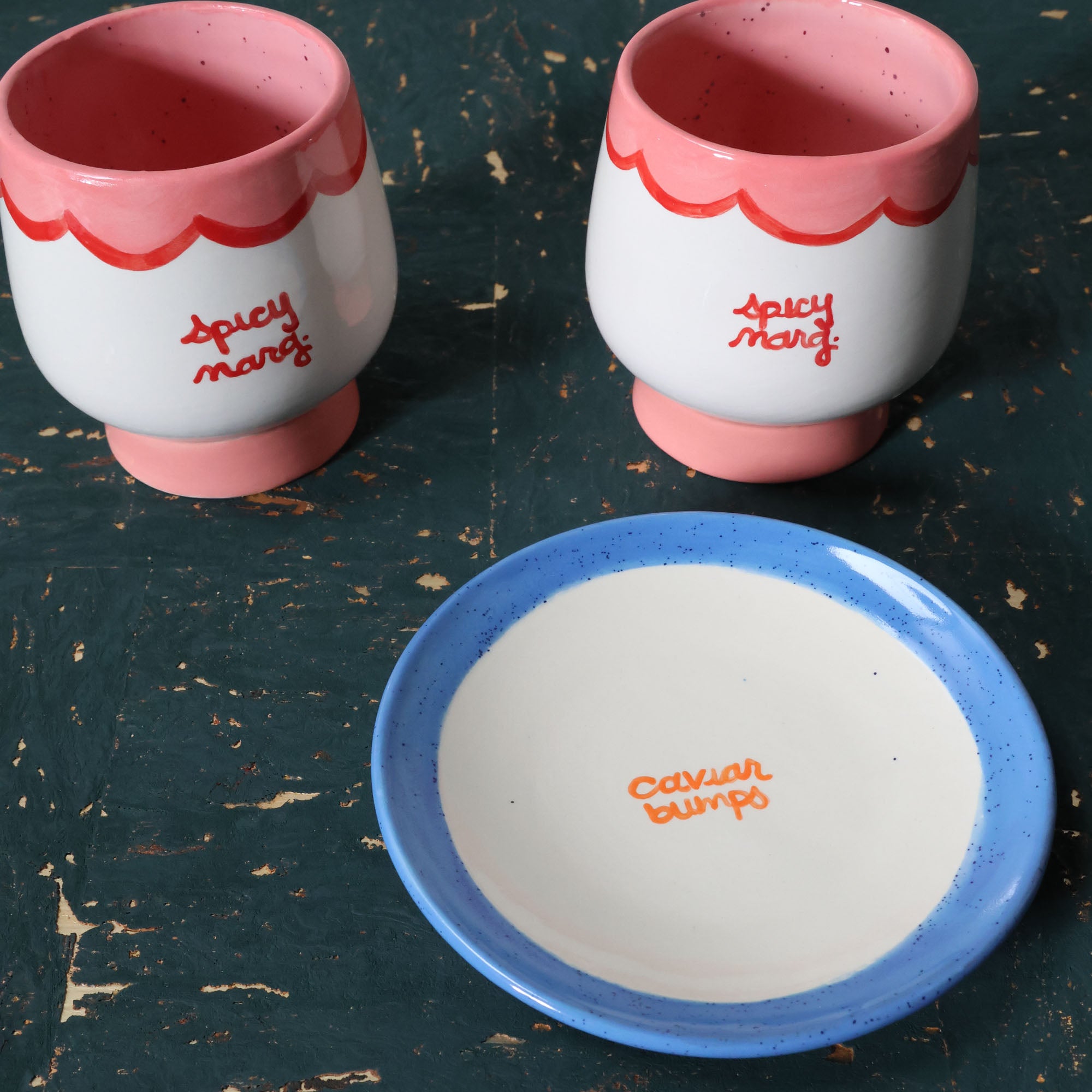Pink Spicy Marg Glasses - Set of 2 – Scout Design Studio
