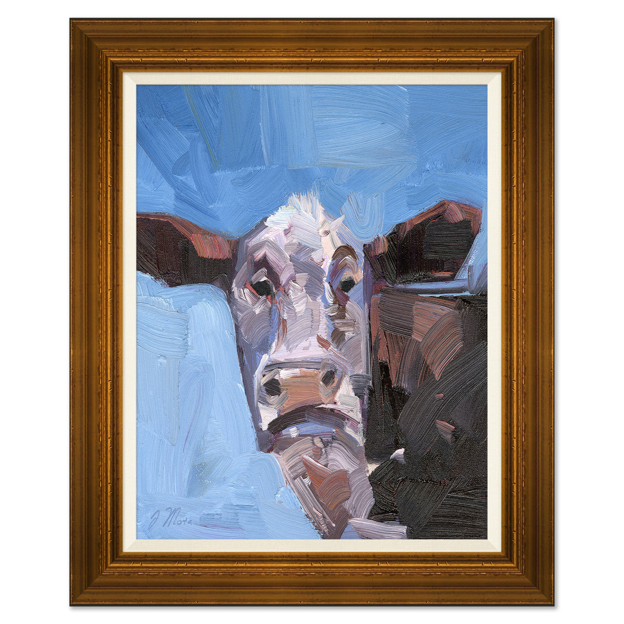 Cow on Canvas' by Joseph Mota | Printed Wall Art – Scout Design Studio