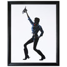 Dancing Cowgirl on Silk Cloth