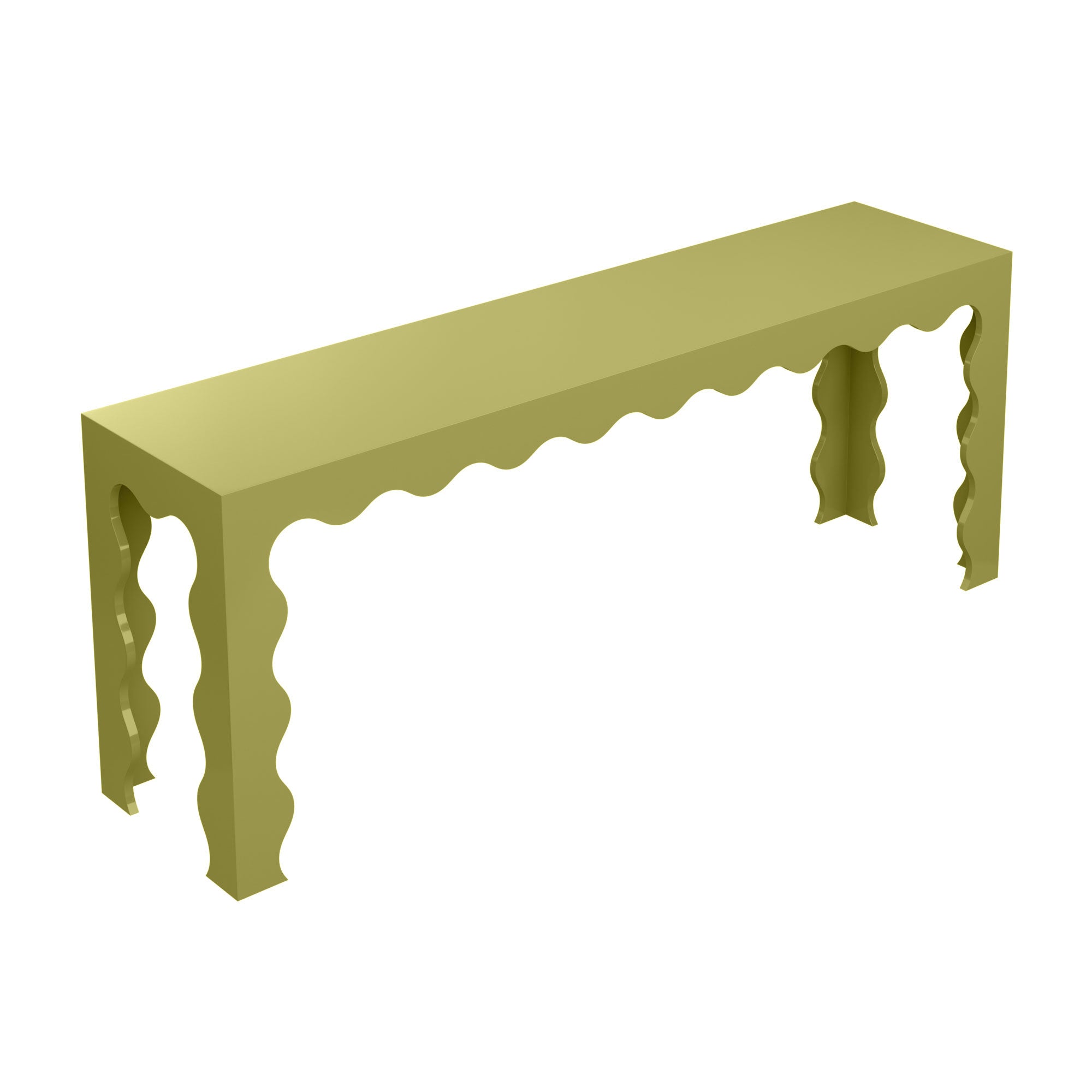 Elizalde Console Table | Custom Scalloped Console Table – Scout