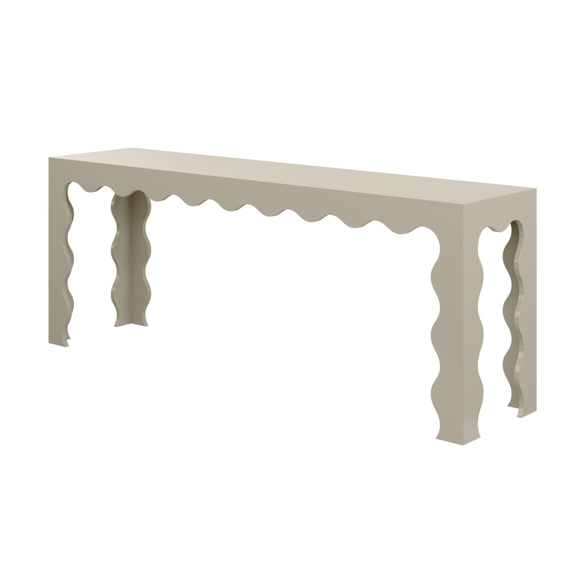 Elizalde Console Table | Custom Scalloped Console Table – Scout