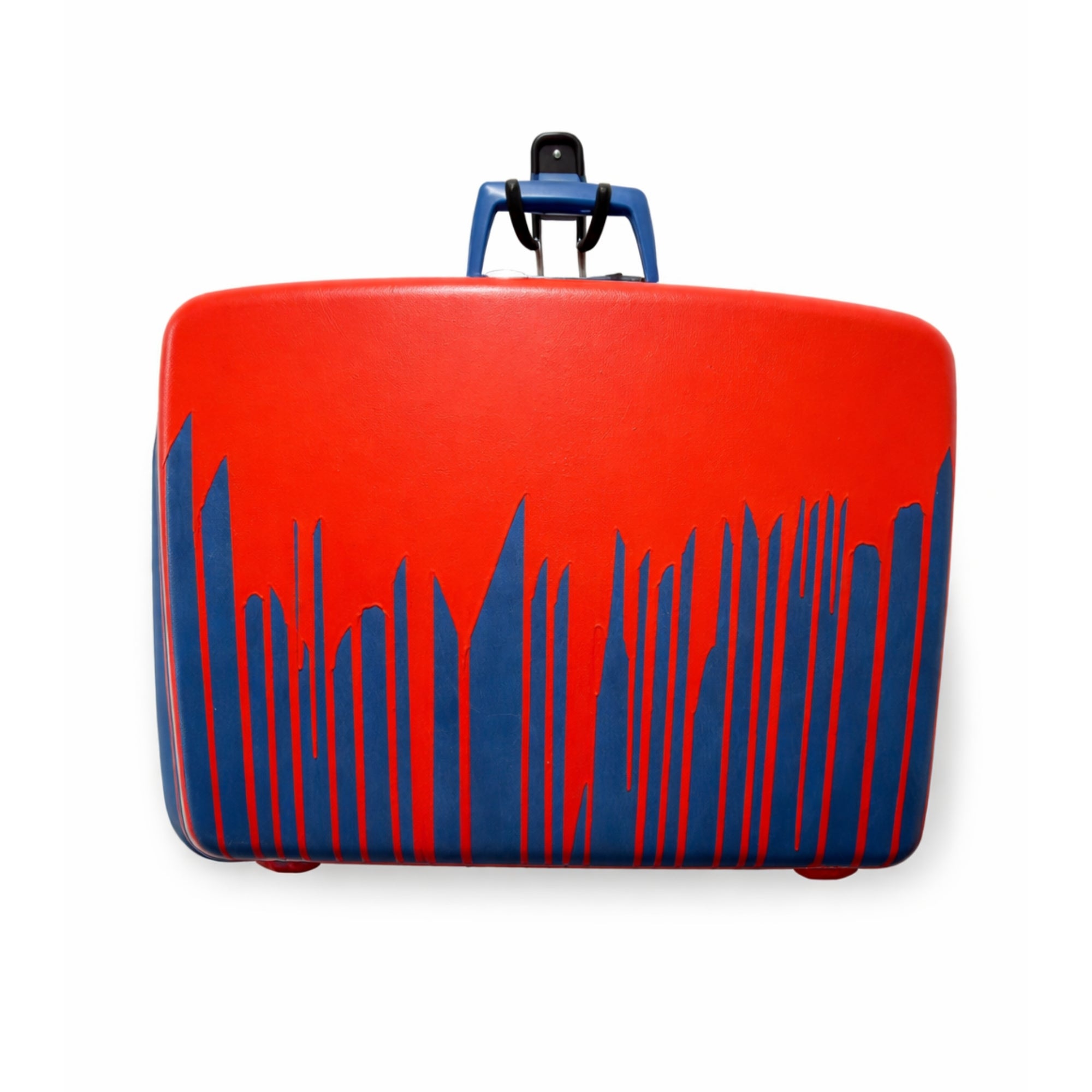 Set of 1960s Samsonite Silhouette Luggage Artwork Signed by Artist