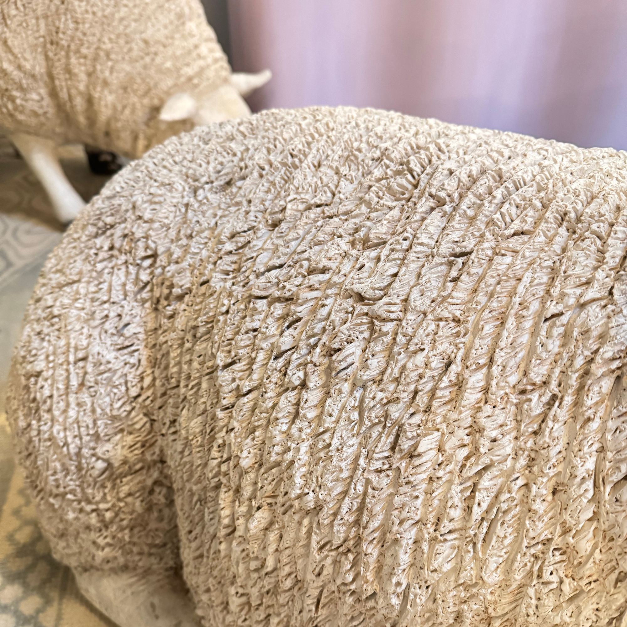 Pair of Life Size Composite Sheep – Scout Design Studio