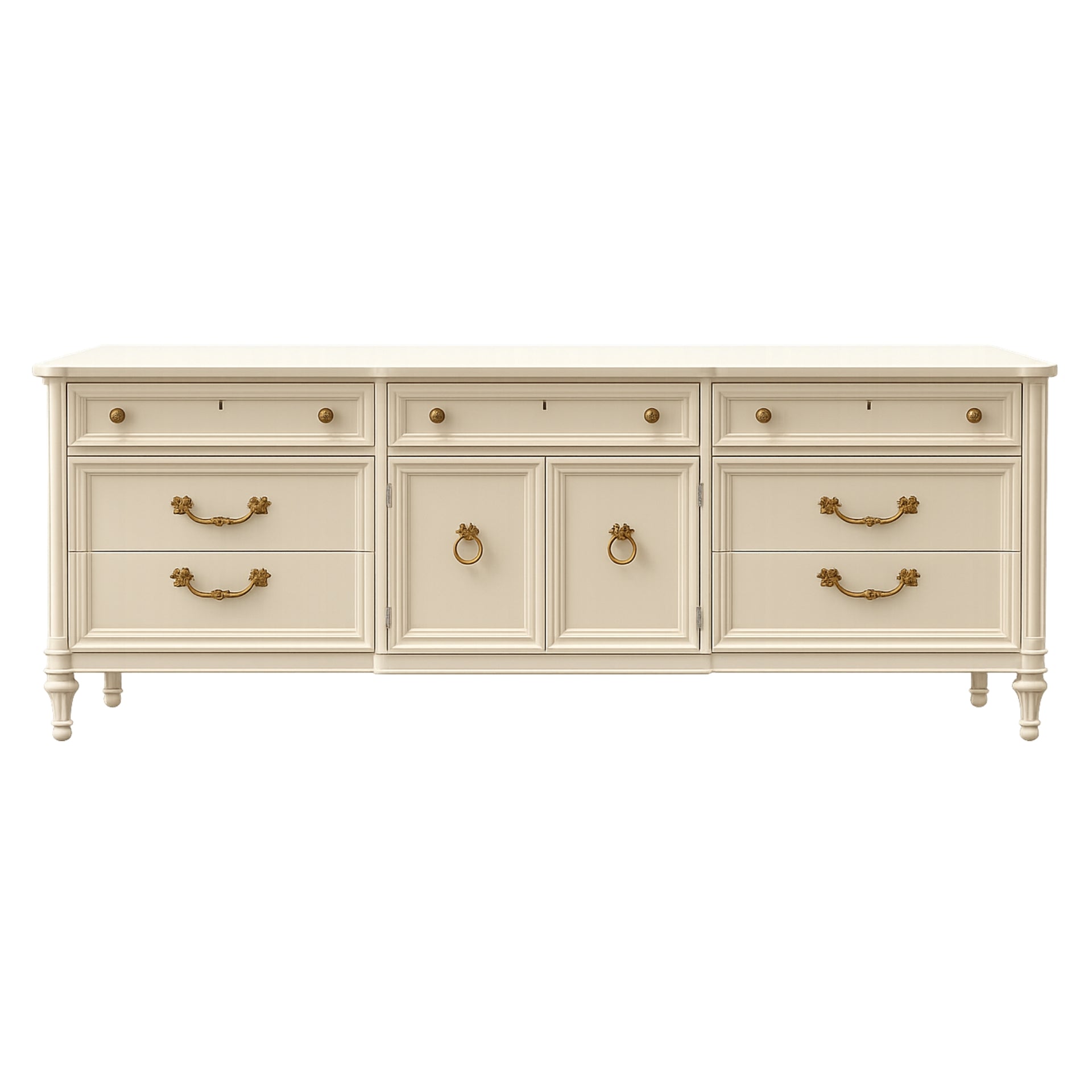 Refinished Dresser in White Lacquer  Scout Design Studio