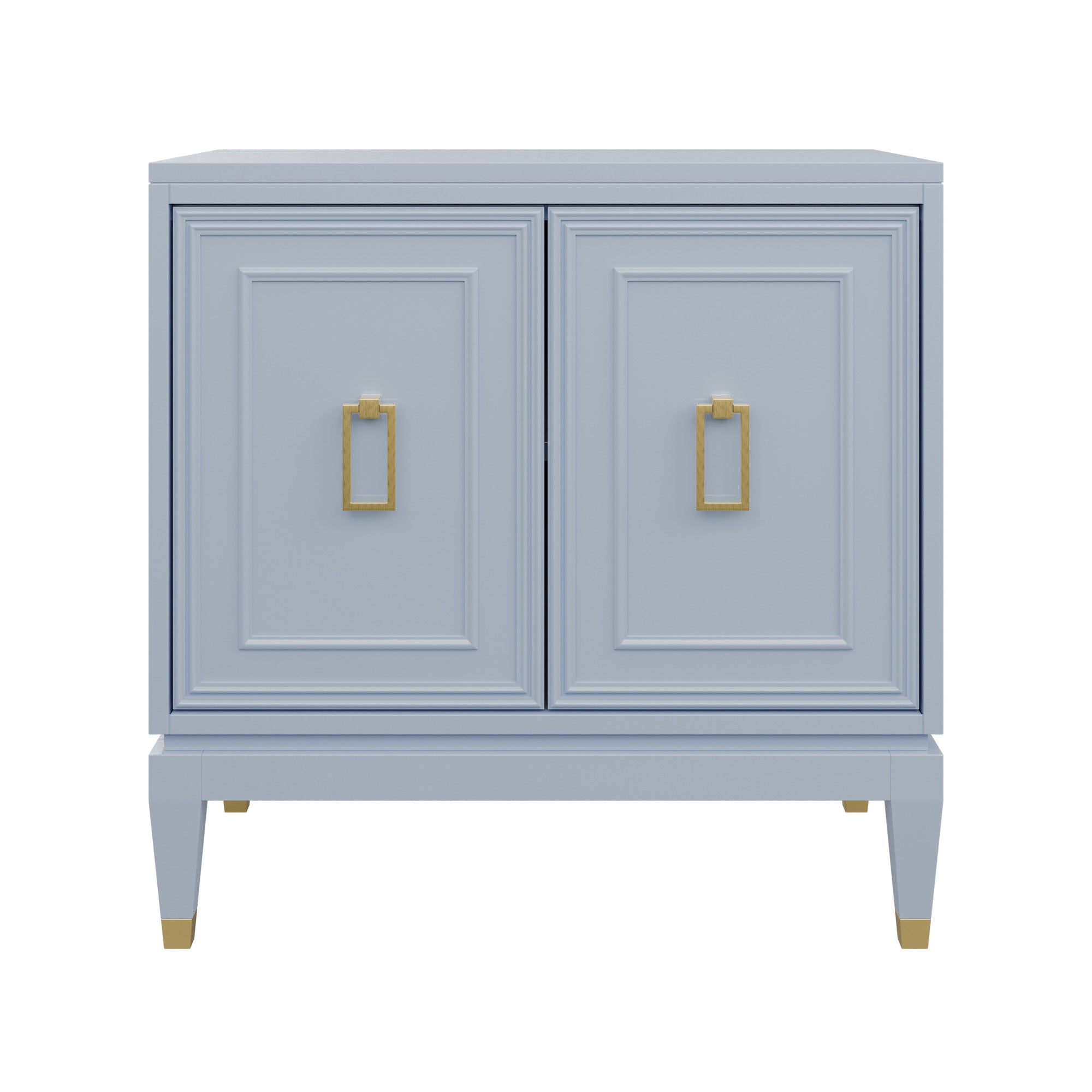 Fifi Chest | Contemporary Nightstand in Blue Lacquer – Scout