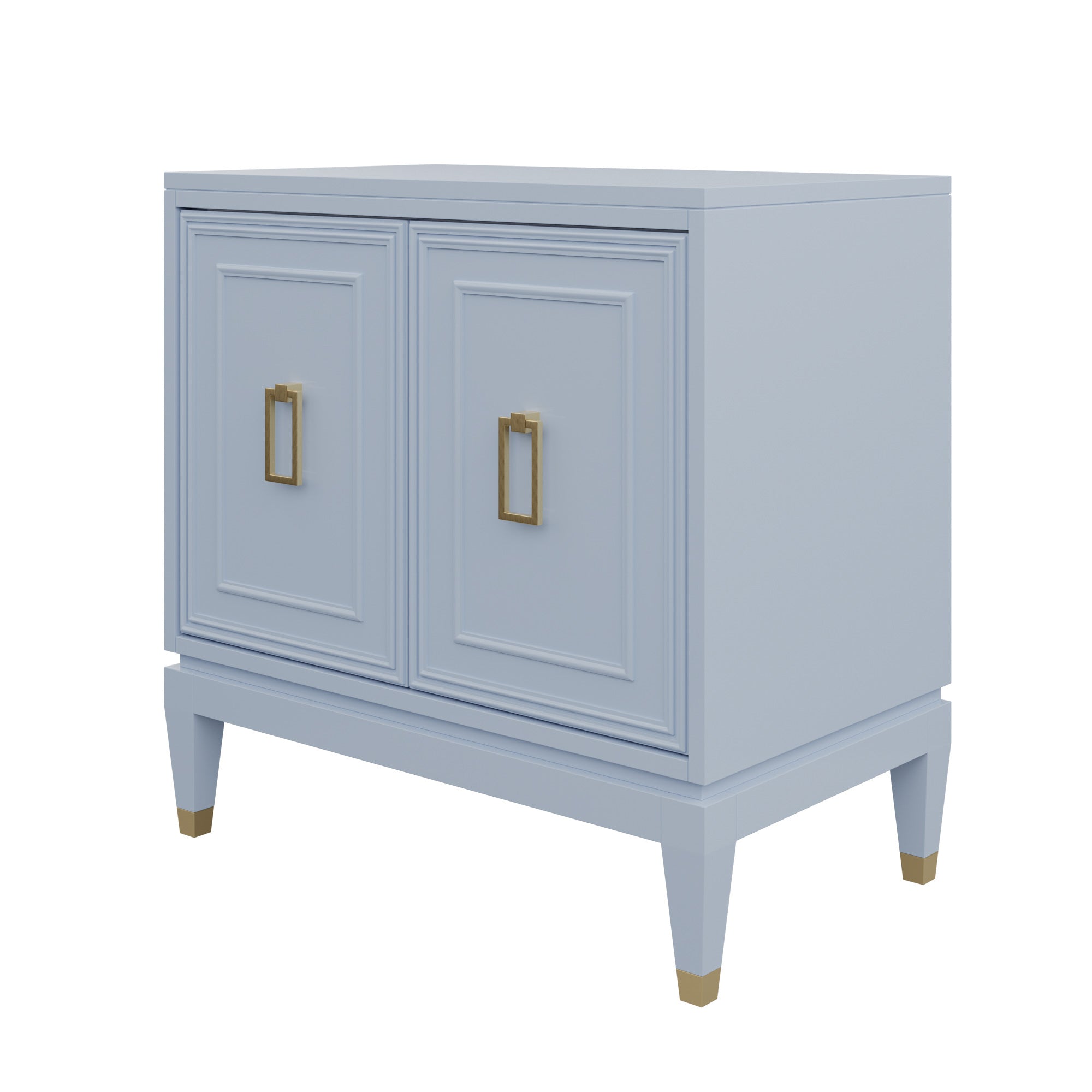 Fifi Chest | Contemporary Nightstand in Blue Lacquer – Scout