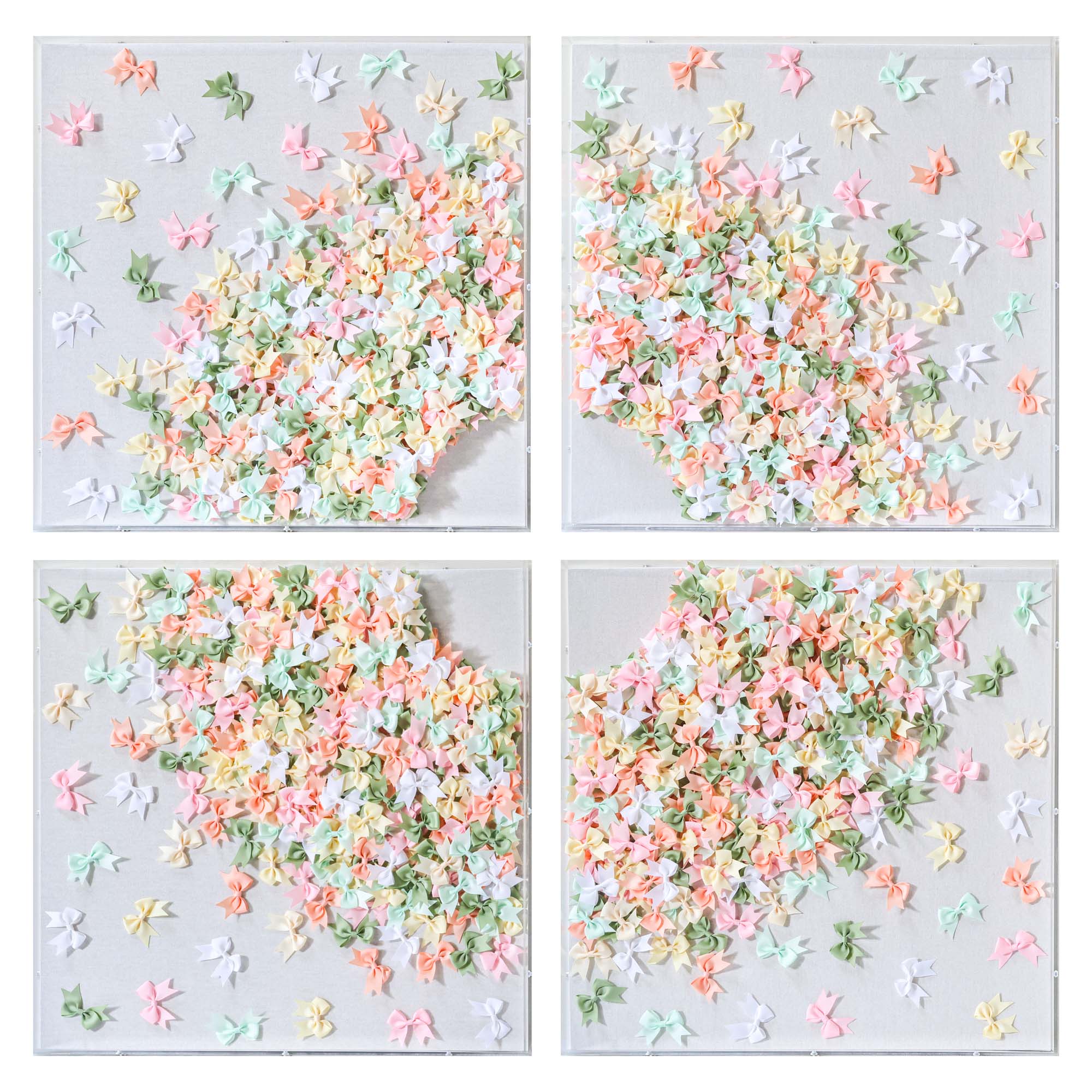 Four Panel Bow | Pastel Bow Wall Art – Scout Design Studio