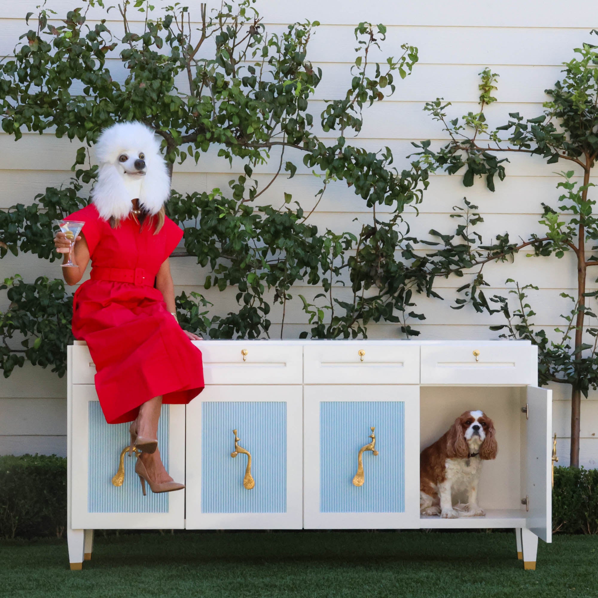 AWDH x Scout Custom Hide & Chic Credenza | Customizable Storage
