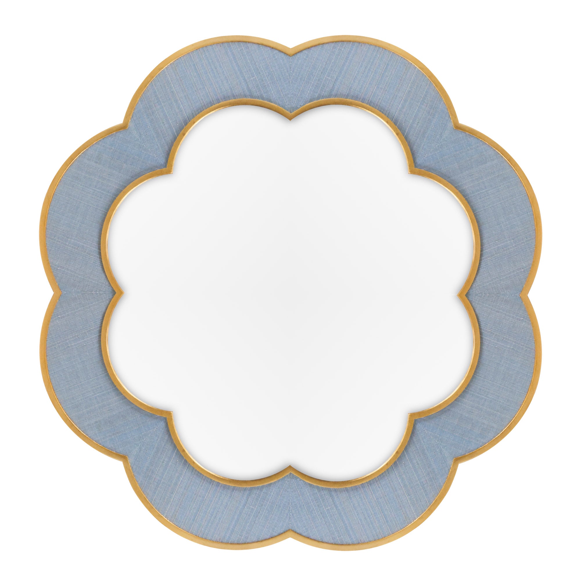 Leigh Mirror | Grasscloth Flower Mirror – Scout Design Studio