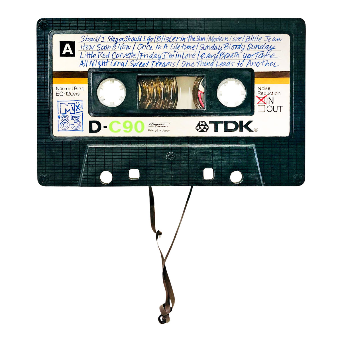 Mix Tape: Circa 1983 by Ken Womack | 3D Cassette Tape Art – Scout 