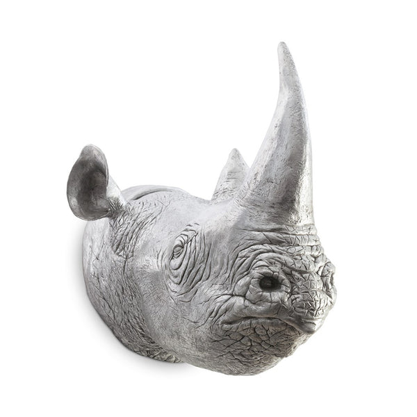RHINO PEG 28cmシルバー ８本セット Birdie the Silver Rhino | Unique & Unusual Decor – Scout Design Studio