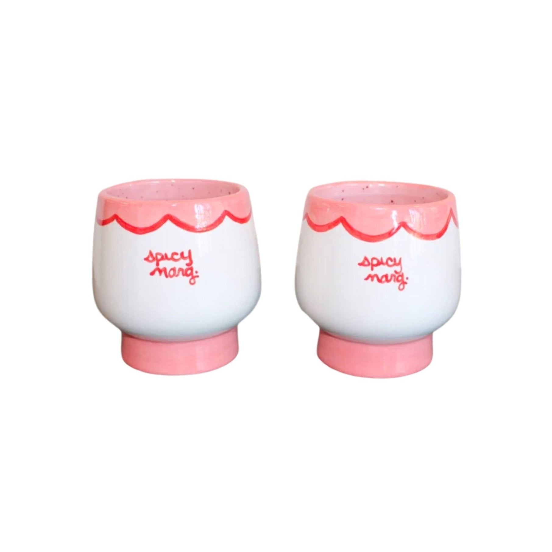 Pink Spicy Marg Glasses - Set of 2 – Scout Design Studio