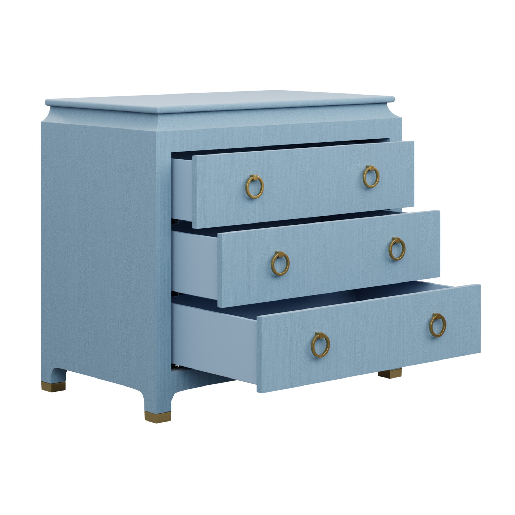 Sleuth Chest Large in Light Blue | Contemporary Linen Nightstand Sleuth Chest Large in Light Blue | Contemporary Linen Nightstand
