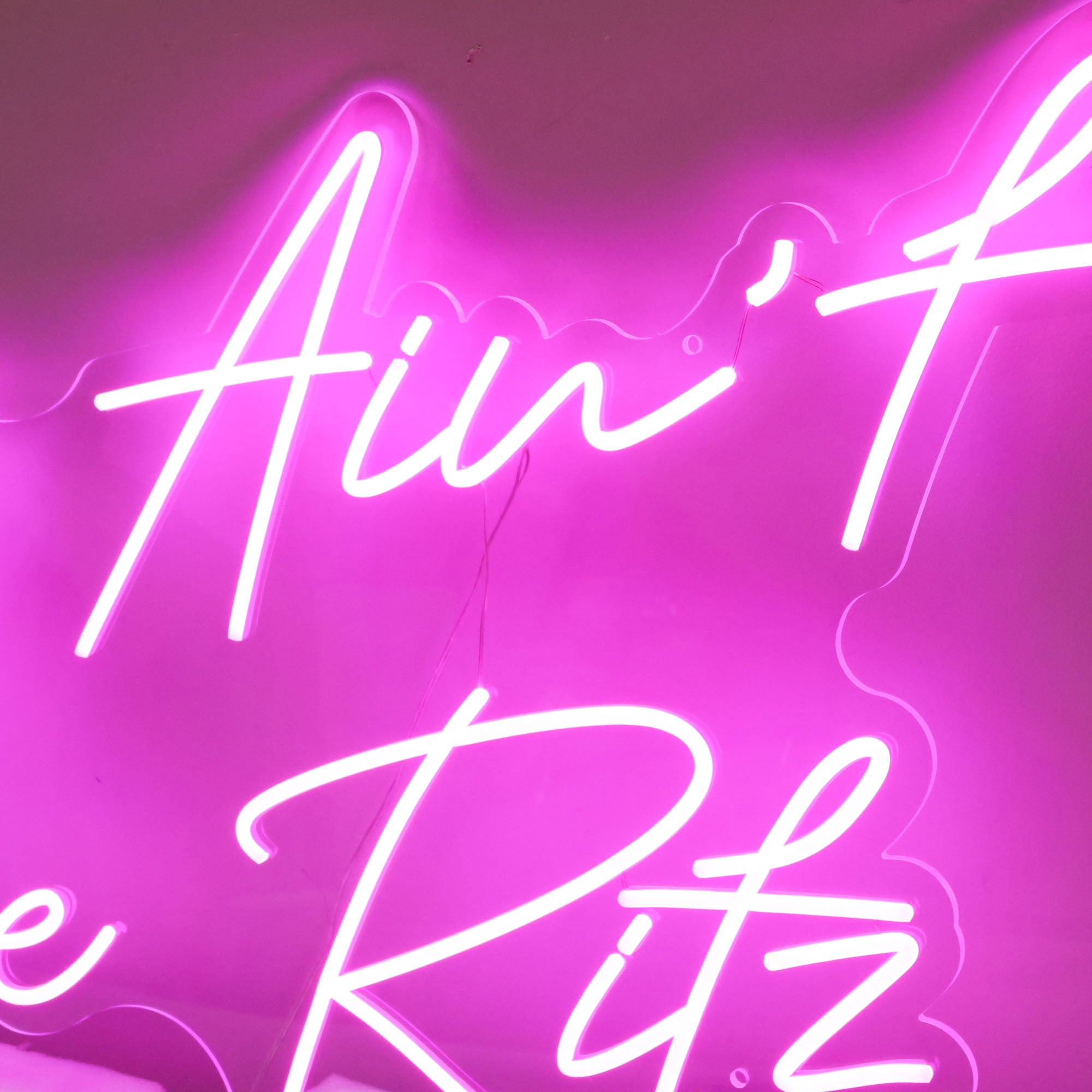This Ain't the Ritz Neon Sign | Light Up Artwork – Scout Design Studio