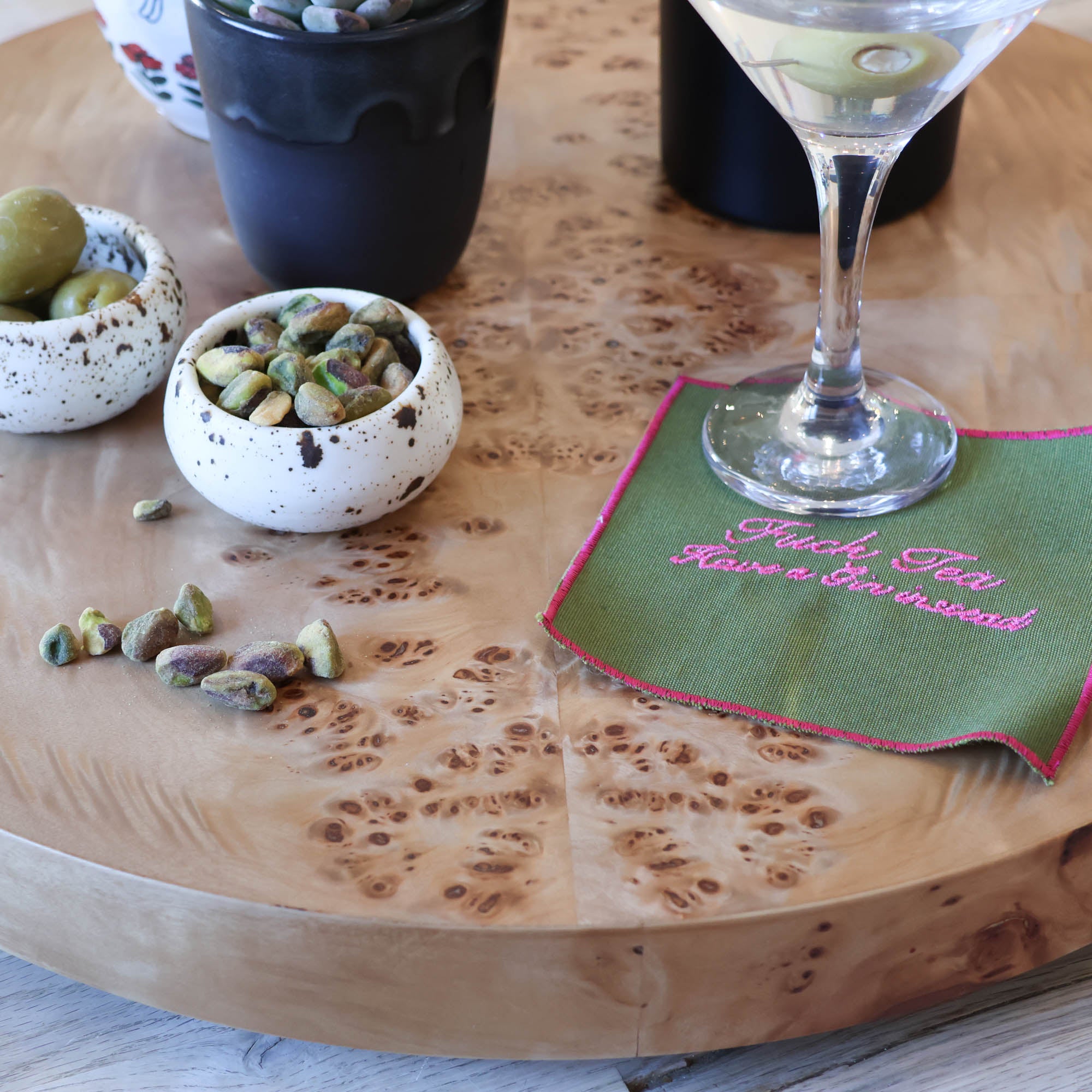 Lazy Suz | Burl Turntable Lazy Susan – Scout Design Studio