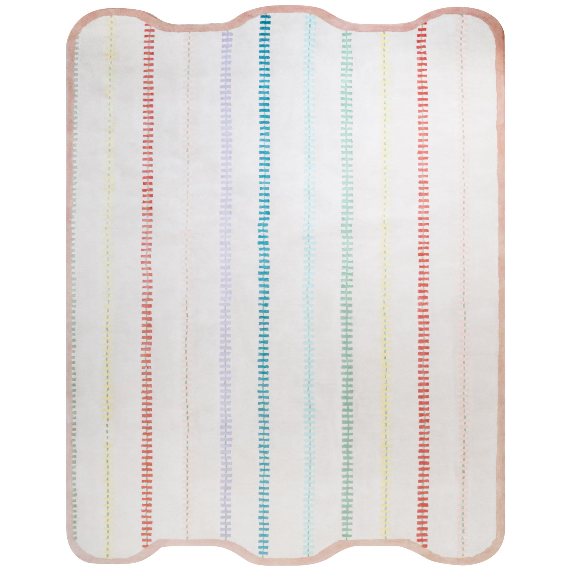 Tyler Rainbow Tufted Rug | Unique Cream and Rainbow Rug – Scout