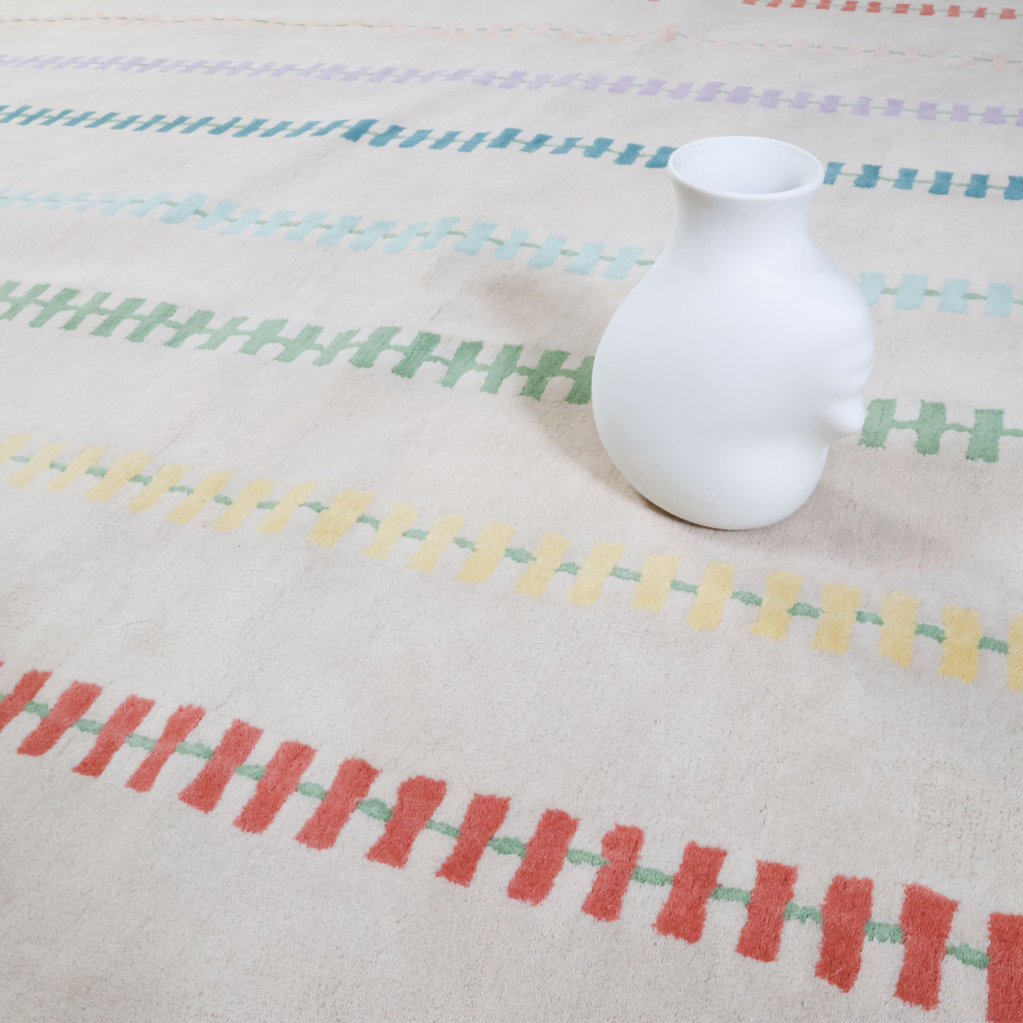 Tyler Rainbow Tufted Rug | Unique Cream and Rainbow Rug – Scout