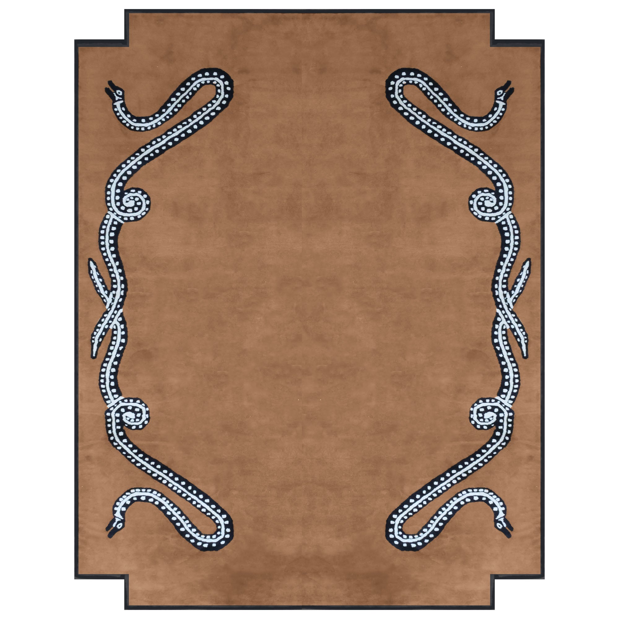 In Stock 9x12 Viper Saddle Tufted Knot Rug – Scout Design Studio