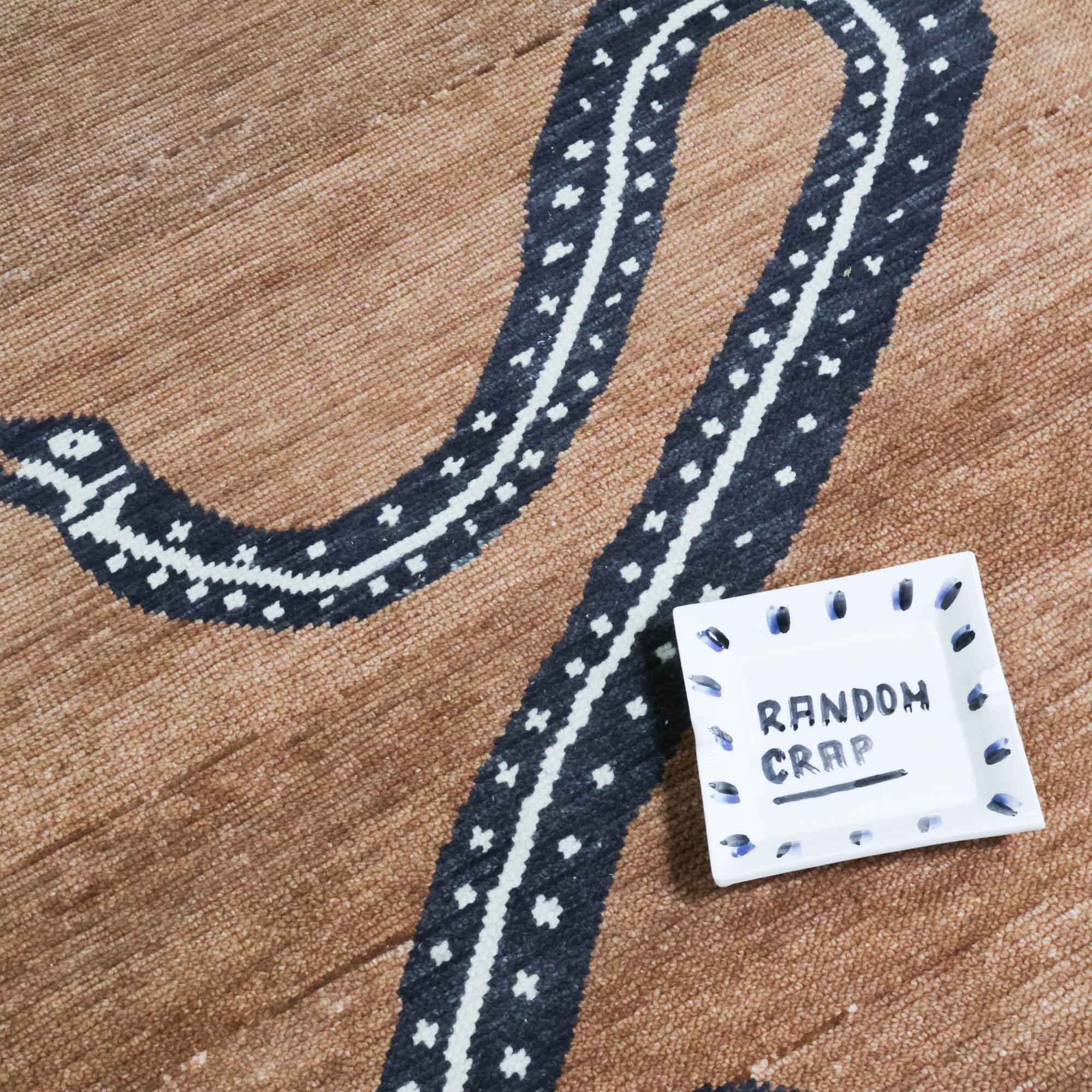 In Stock 9x12 Viper Saddle Turkish Knot Rug – Scout Design Studio