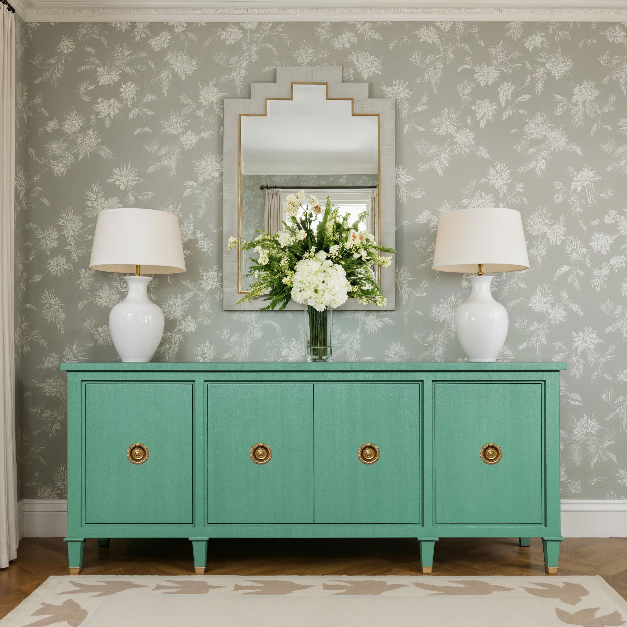 Watson Credenza in Green | Contemporary Sideboard – Scout Design
