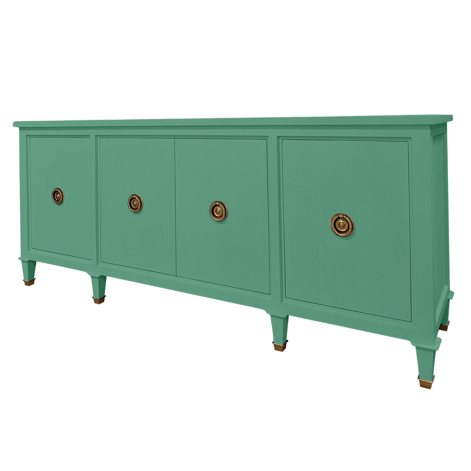 Watson-Credenza-in-Green-Linen
