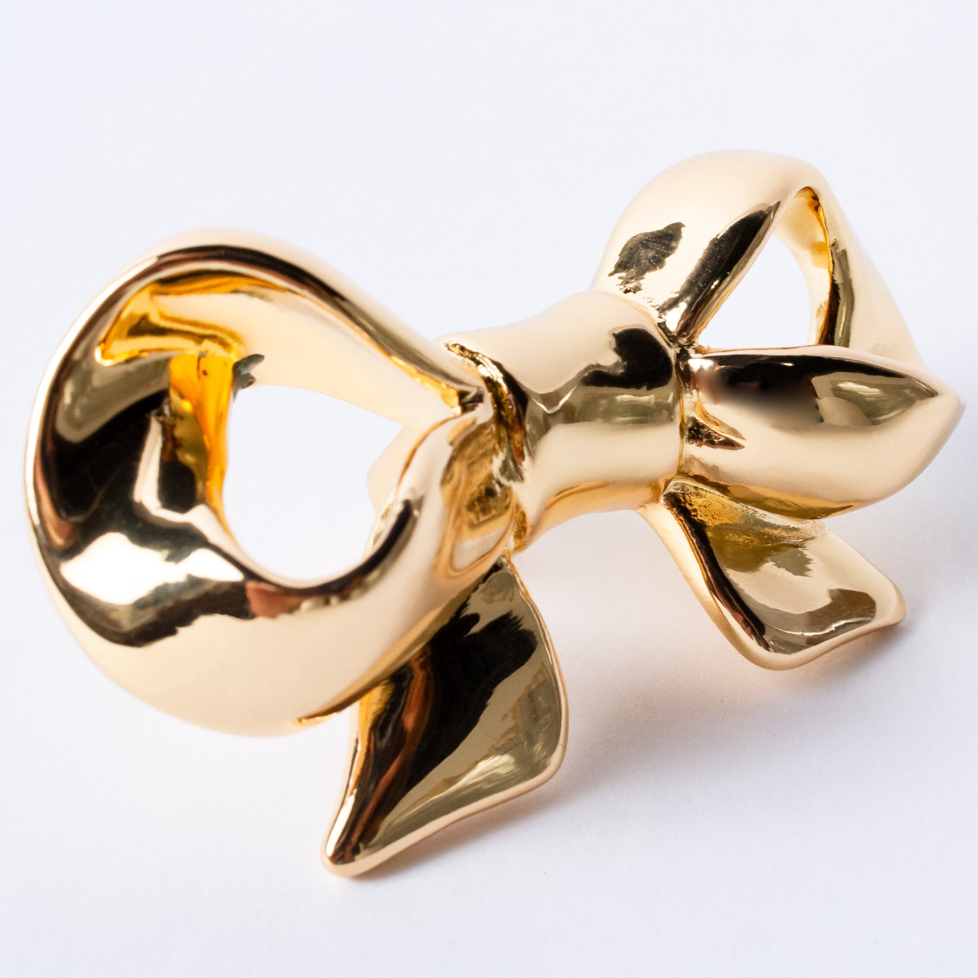 Brass Bow Knob | Unique & Contemporary Brass Hardware Brass Bow Knob | Unique & Contemporary Brass Hardware