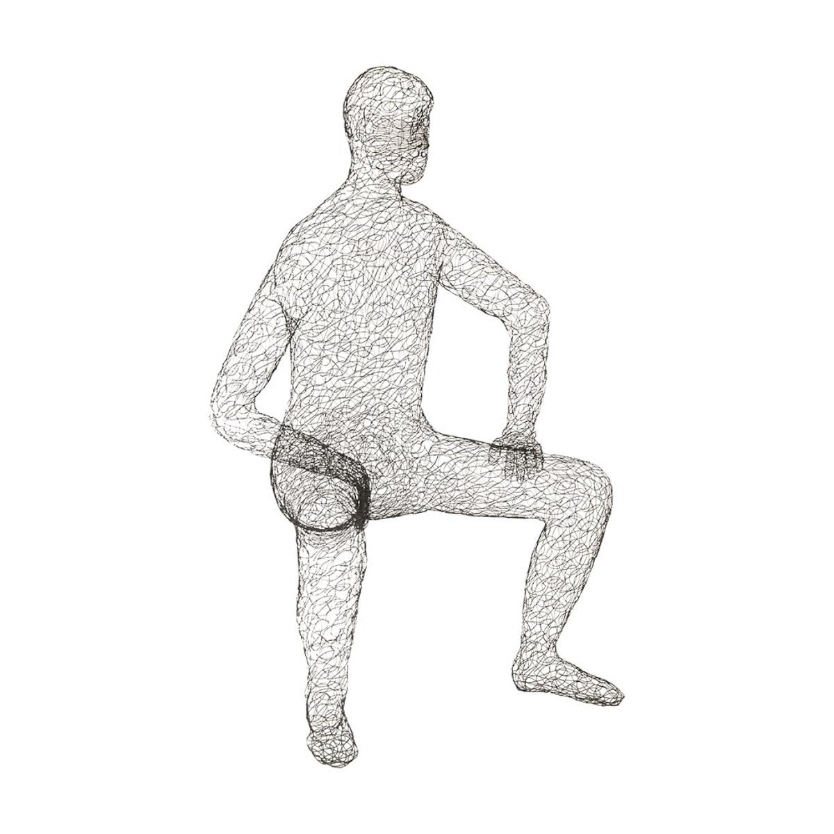 Crazy Wire Lounging Male – Scout Design Studio