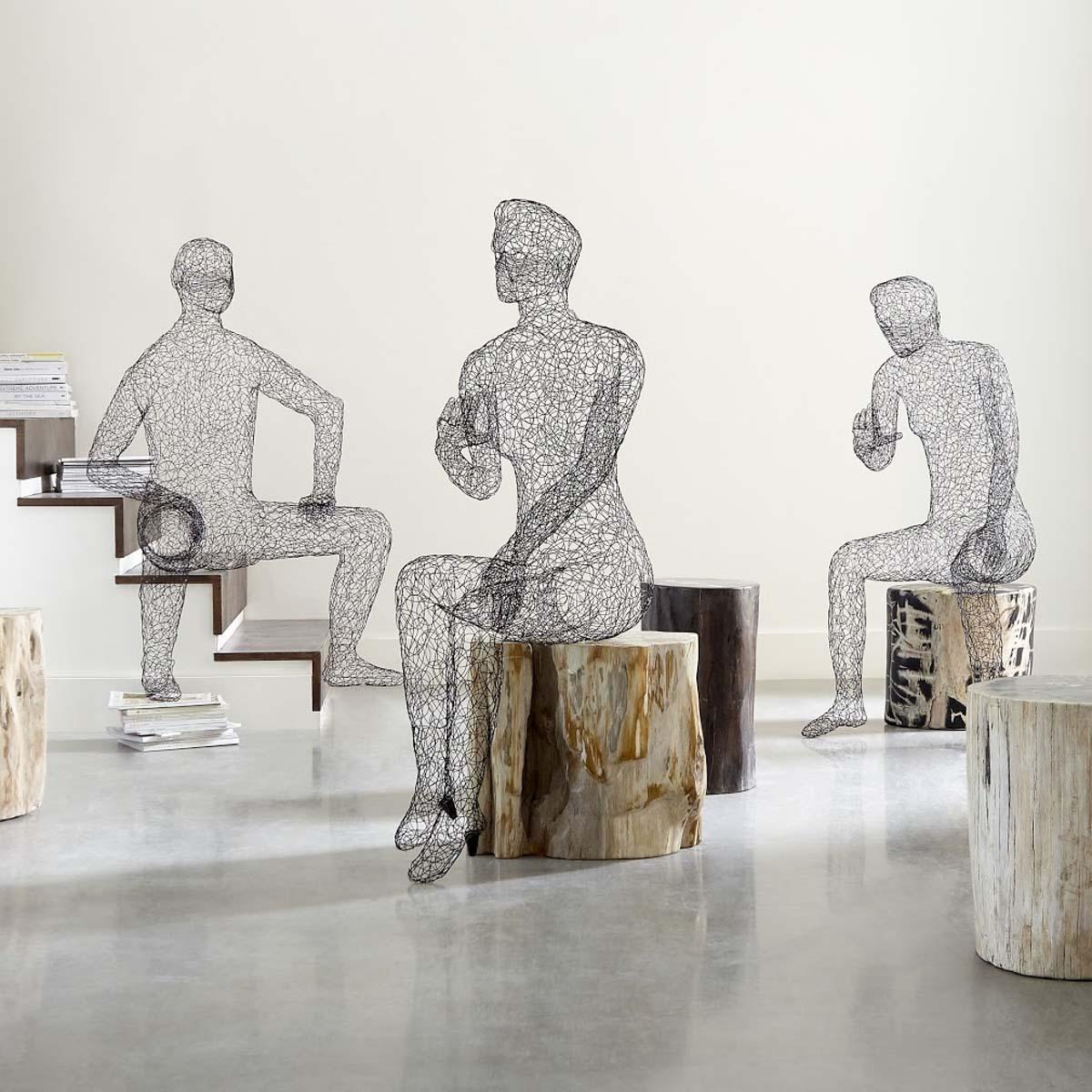 Crazy Wire Lounging Male – Scout Design Studio