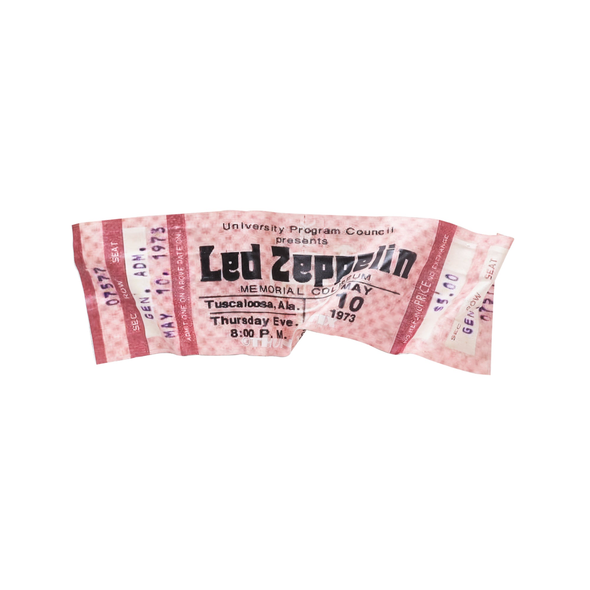 アート・デザイン・音楽 Carouschka's TICKETS Rock 'N Roll Stub - 1973 | Unique 3D Concert Wall Art – Scout