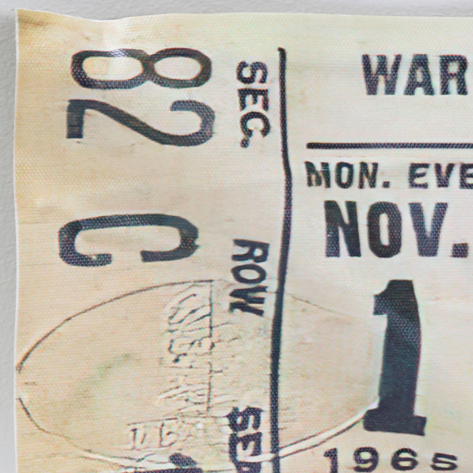 Rock 'N Roll Stub - 1965 | Unique Wall Art – Scout Design Studio
