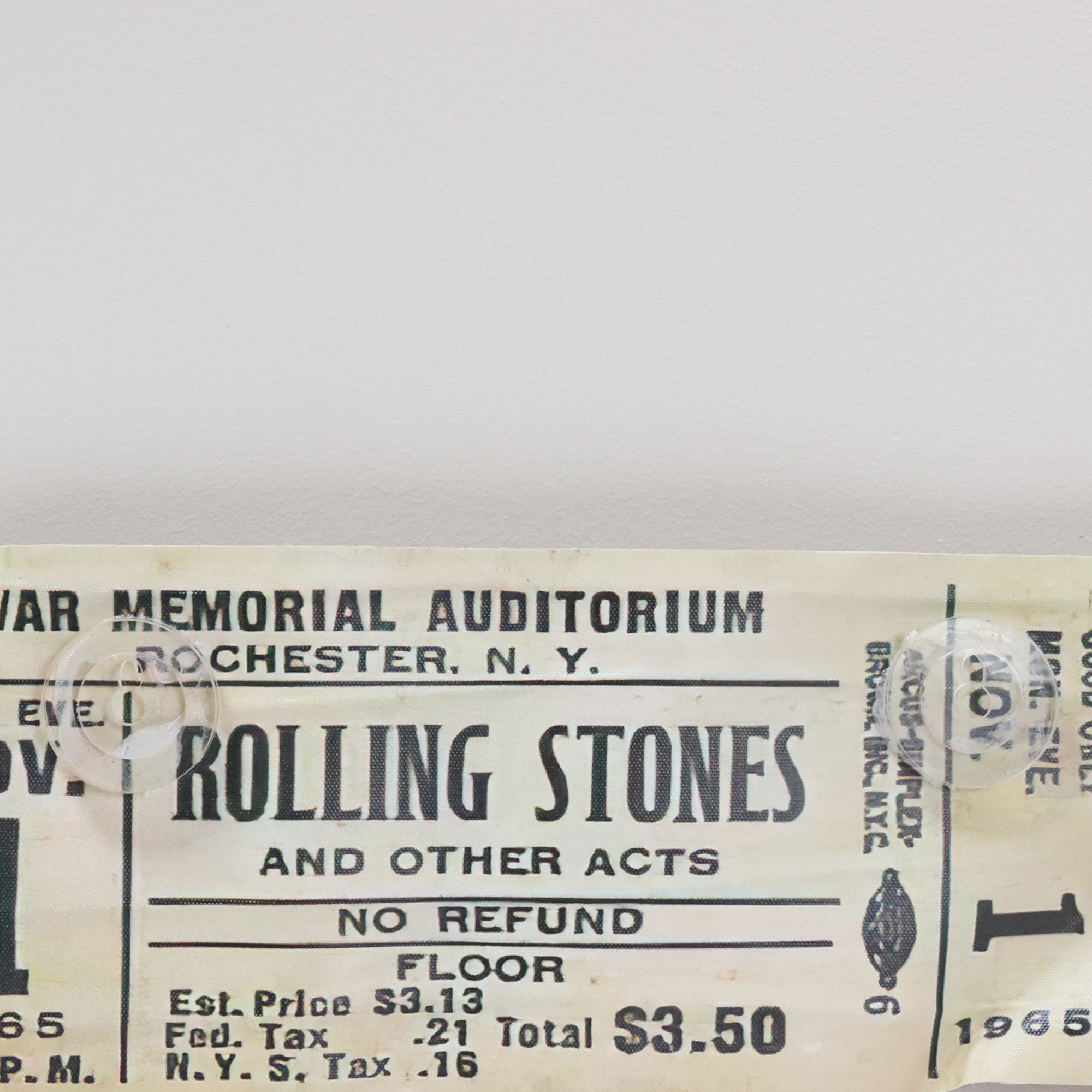 Rock 'N Roll Stub - 1965 | Unique Wall Art – Scout Design Studio