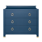 Modern Navy Blue Nightstand