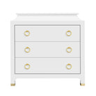 Modern White Nightstand