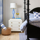 Midcentury White Nightstand