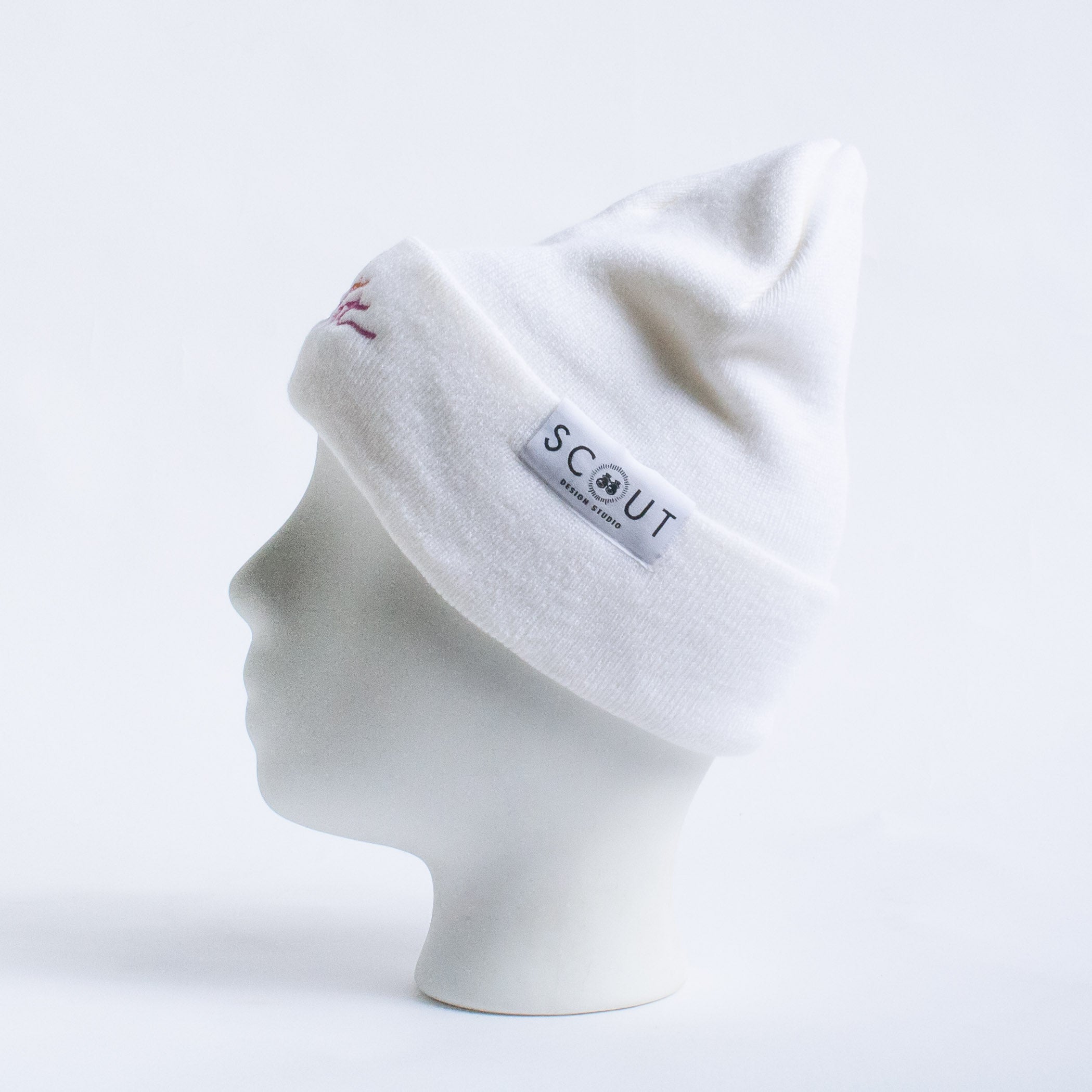 Fuck It Beanie - White | Unique Apparel – Scout Design Studio