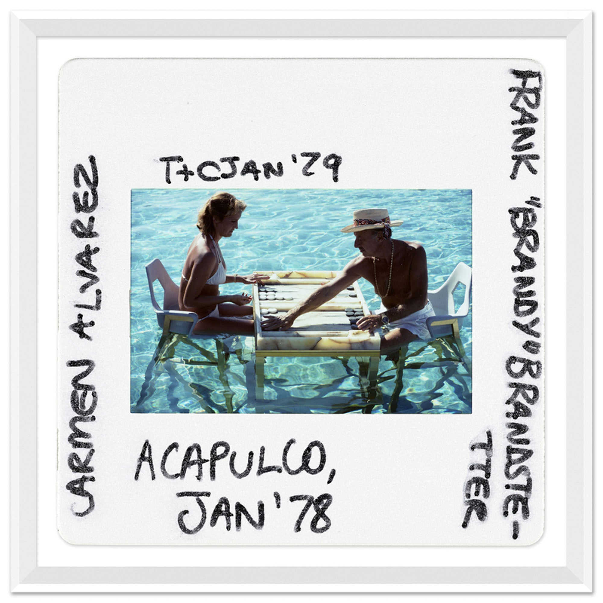 Getty Images 'Keep Your Cool - Slide' by Slim Aarons | Printed