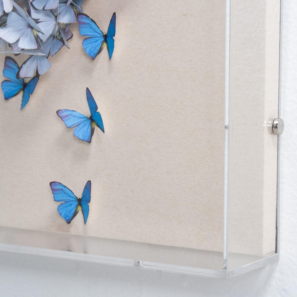 Hearts On Fire - Blue | Unique Wall Art – Scout Design Studio
