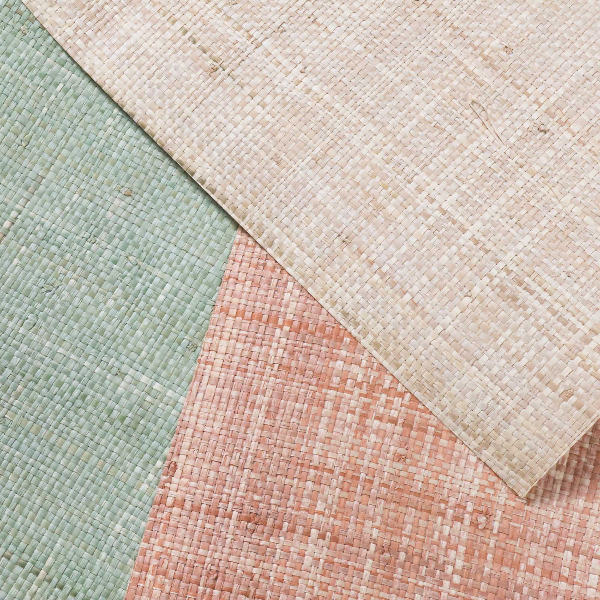 Noah Raffia Grasscloth Wallpaper | Beige Raffia Wallpaper – Scout