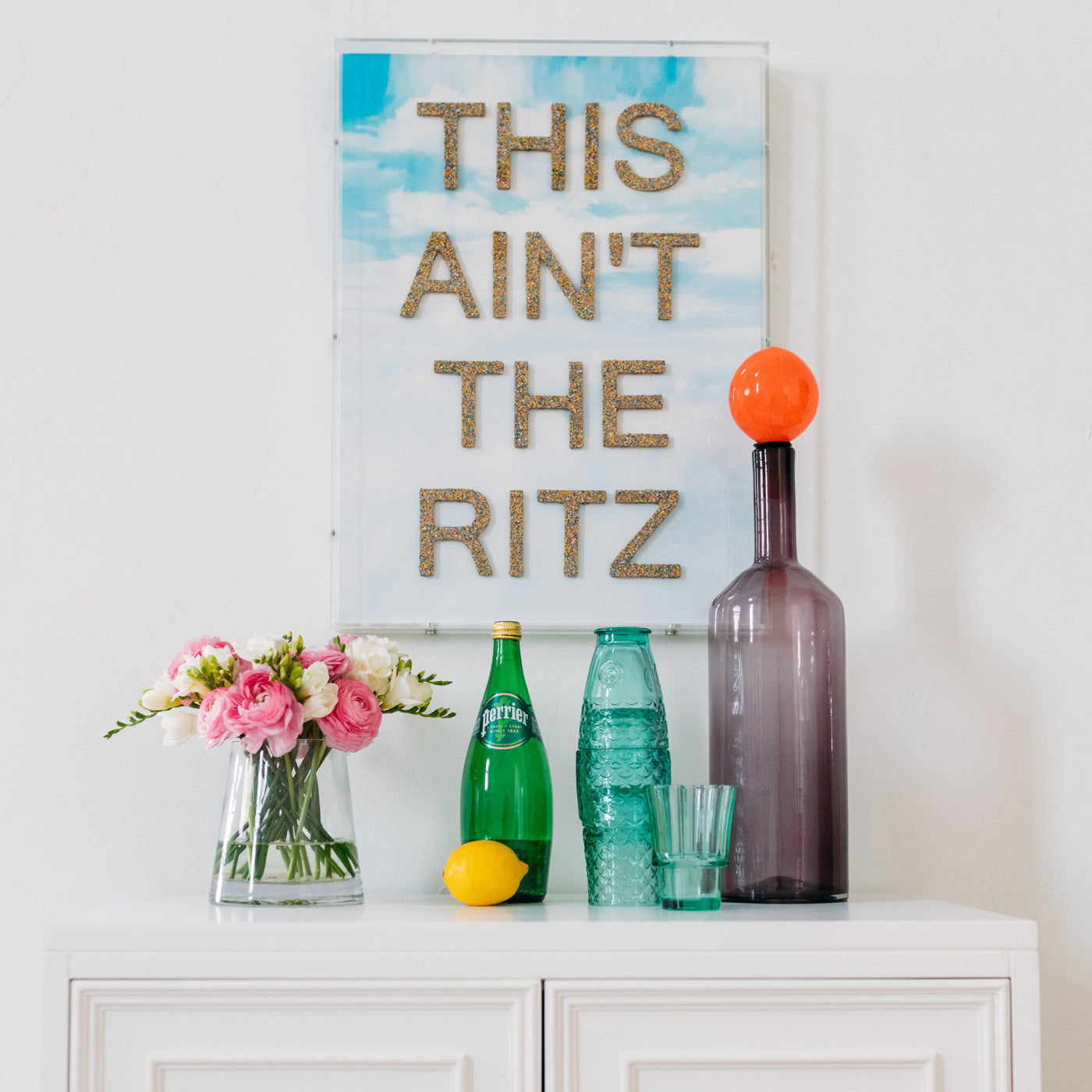 アート・デザイン・音楽 The Superior RITZ No.1 Spring/ Summer This Ain't The Ritz | 3D Shaved Crayon Unique Wall Art – Scout